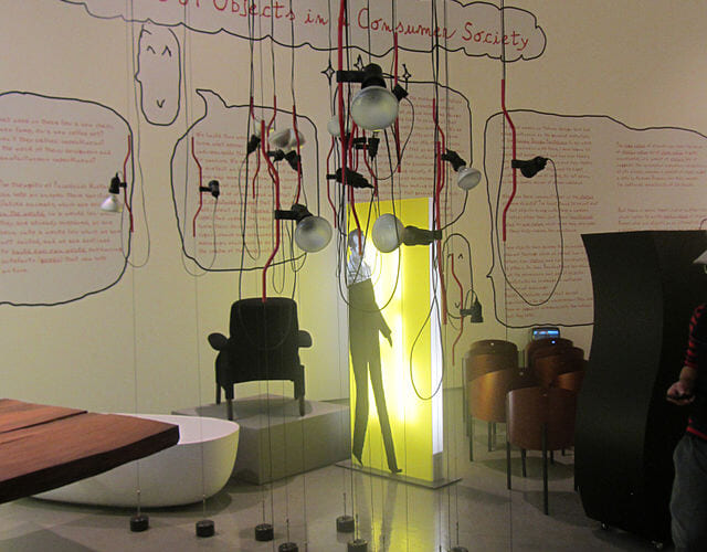 Lampada parentesi triennale design museum milano