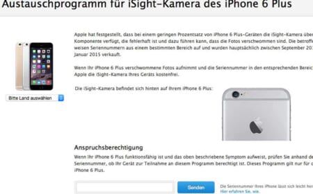 Apple iPhone 6 plus – Kamera defekt? So wird einem geholfen