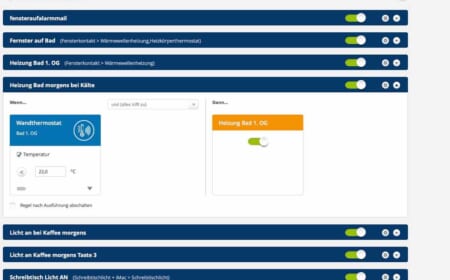 Devolo Software-Update: Regeln erneuern
