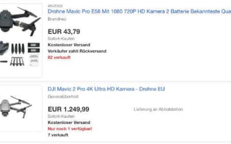 Achtung: Dreister Betrug mit der MAVIC Drohne