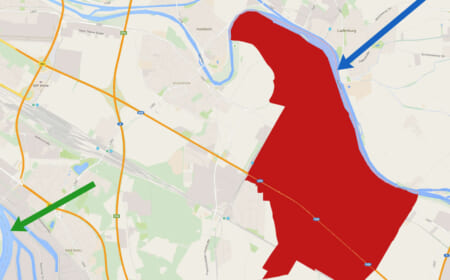 An Rhein und Neckar liegen nur Mannheim und Edingen-Neckarhausen