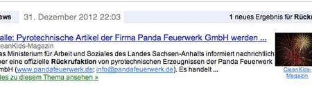 Ein bißchen spät, oder?