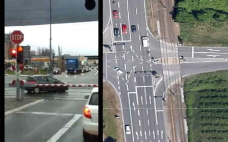 Die Irren am Bahnübergang