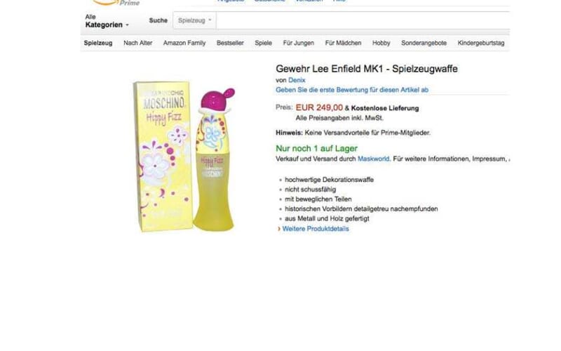Kindergeburtstag waffe