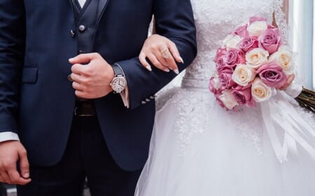 Hochzeitsfotos für das Hochzeitsalbum